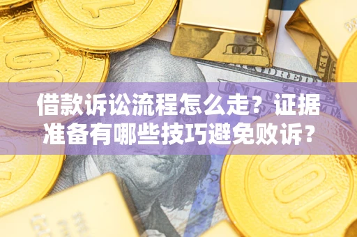 武汉借款诉讼流程怎么走？证据准备有哪些技巧避免败诉？