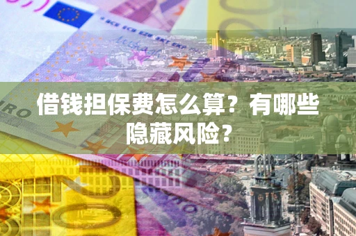 武汉借钱担保费怎么算？有哪些隐藏风险？