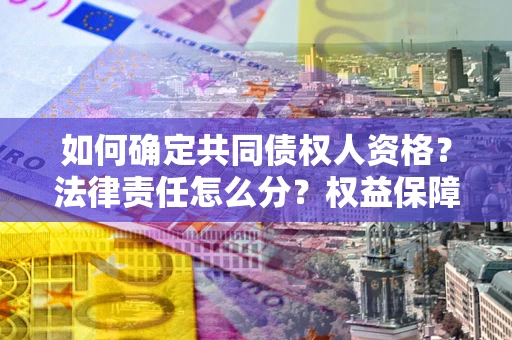 武汉如何确定共同债权人资格？法律责任怎么分？权益保障技巧揭秘！