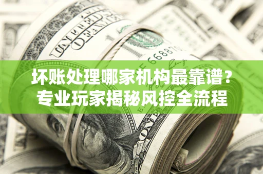 武汉坏账处理哪家机构最靠谱？专业玩家揭秘风控全流程