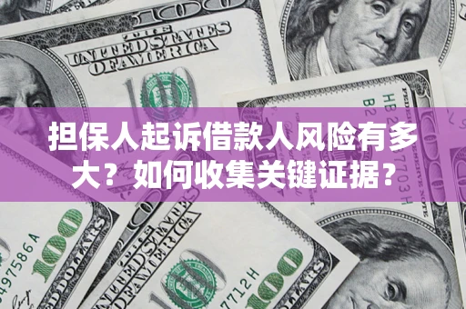 武汉担保人起诉借款人风险有多大？如何收集关键证据？