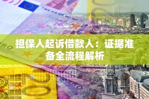 武汉担保人起诉借款人：证据准备全流程解析