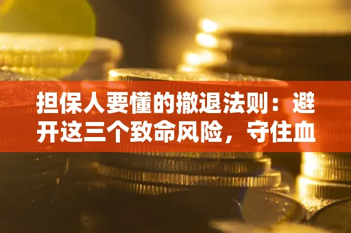 武汉担保人要懂的撤退法则：避开这三个致命风险，守住血汗钱