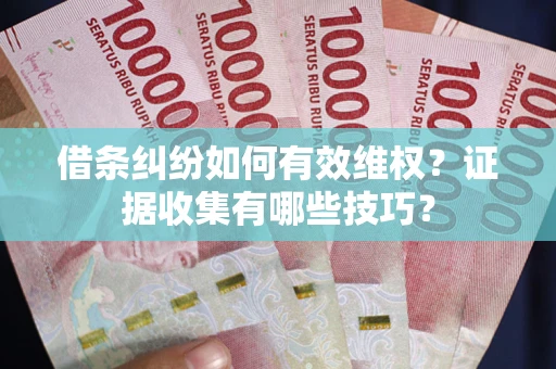 武汉借条纠纷如何有效维权？证据收集有哪些技巧？