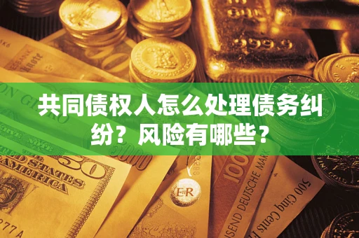 武汉共同债权人怎么处理债务纠纷？风险有哪些？