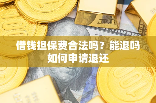 武汉借钱担保费合法吗？能退吗如何申请退还