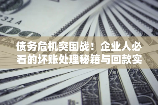 武汉债务危机突围战！企业人必看的坏账处理秘籍与回款实战指南